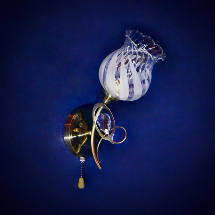 Бра "Деифилия" 1x40Вт E27 золото 30x20x13см