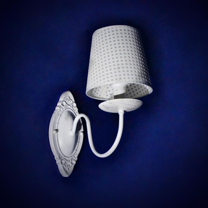 Бра "Дрина" 1x40Вт E27 белый 30x30x16см