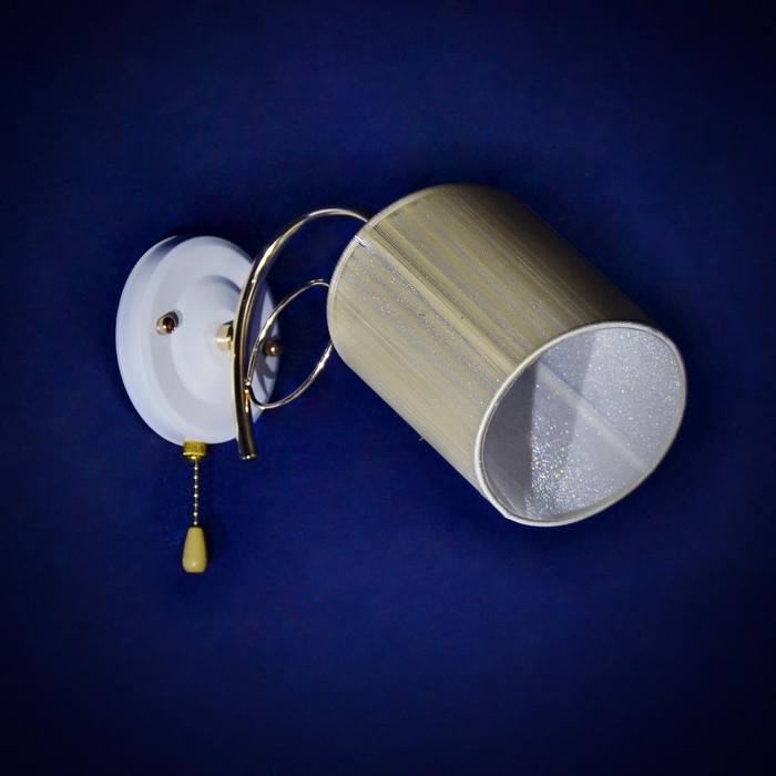 Бра "Женовева" 1x40Вт E27 серебро 20x29x16см