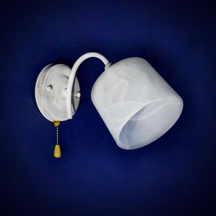 Бра "Зерита" 1x40Вт E27 серебро 19x28x13см