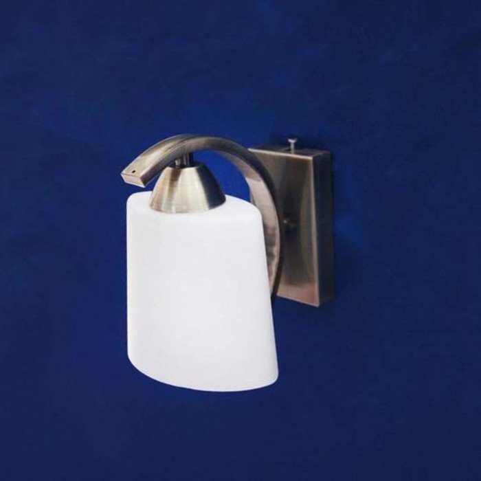 Бра "Инес" 1x60Вт E14 бронза 20x15x18см