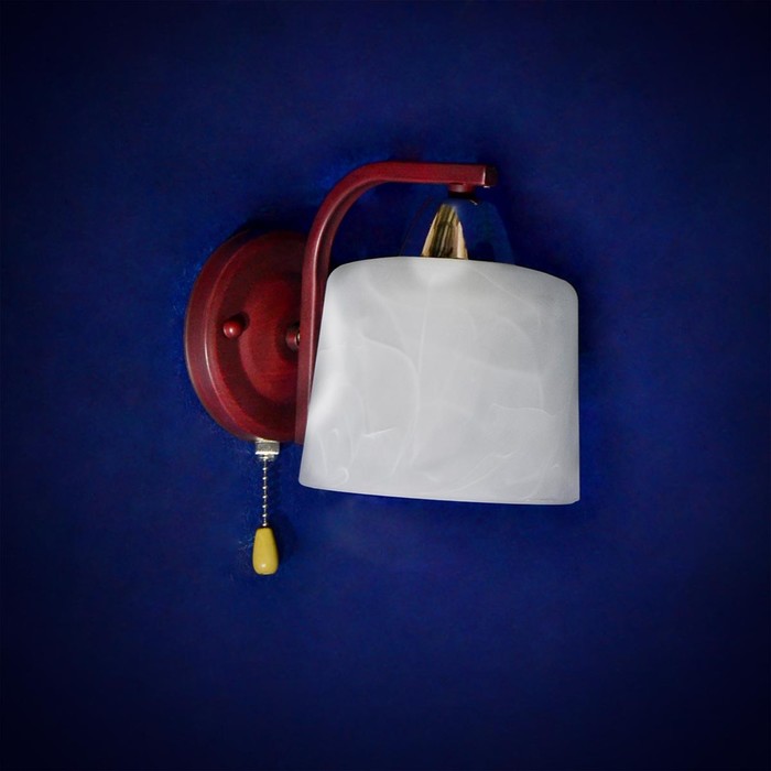 Бра "Инмакуледа" 1x40Вт E27 красный 18x20x16см