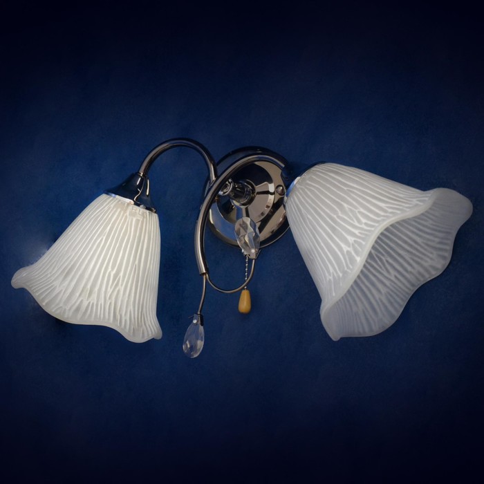 Бра "Консепсьон" 2x40Вт E27 бронза 30x46x20см