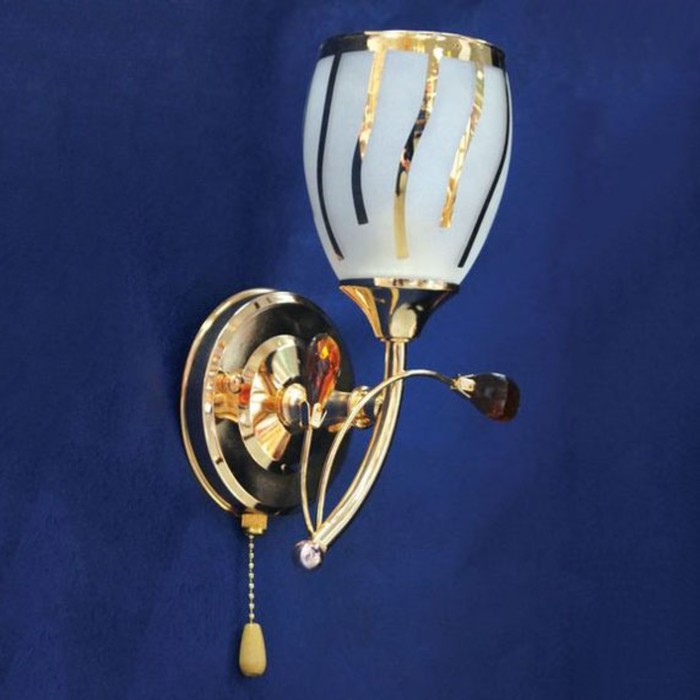 Бра "Корезон" 1x60Вт E27 золото 20x14x23см