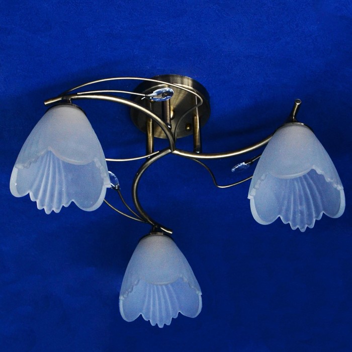 Люстра "Марта" 3x40Вт E27 бронза 30x30x28см