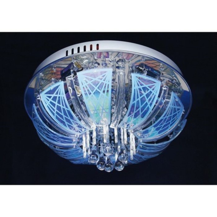 Люстра "Сарита" 5x60Вт E14 серебро 42x42x28см