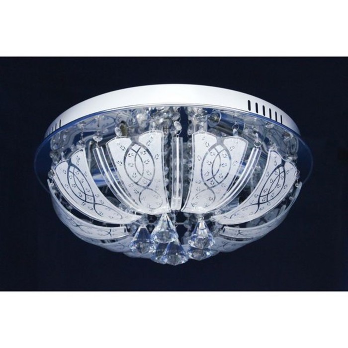 Люстра "Сенс" 5x60Вт E14 серебро 42x42x28см