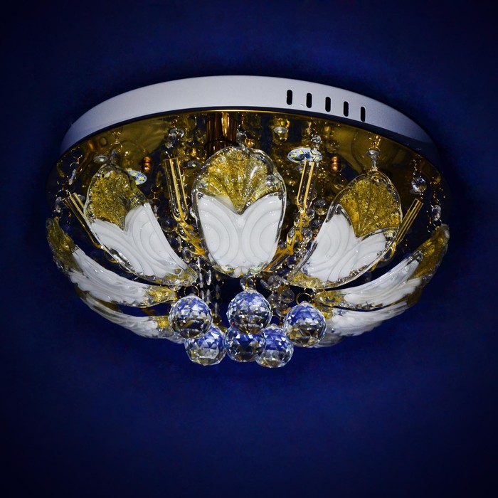 Люстра "Филомена" 4x40Вт E14 золото 40x40x30см