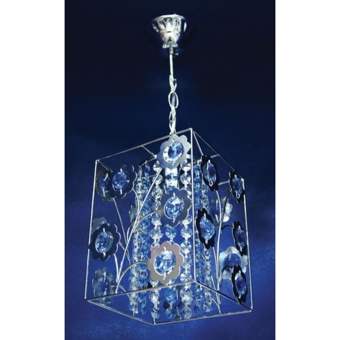 Светильник "Светлана" 1x60Вт E27 серебро 15x15x47см