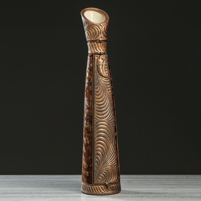 Ваза "Дельта" кожа