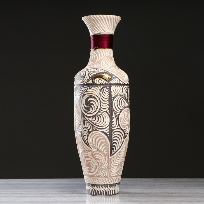 Ваза "Гермес" шамот   микс