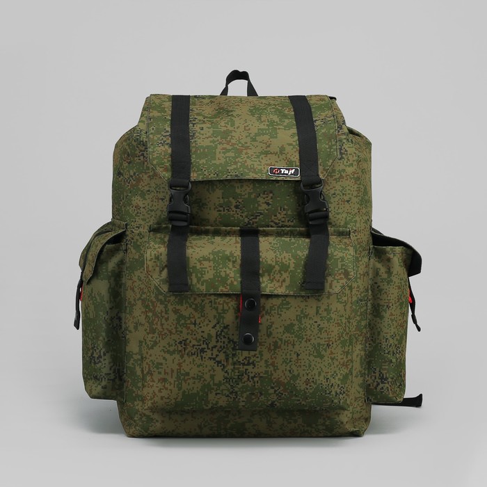 Рюкзак туристический "УНИВЕР", 55 л, отдел на шнурке, 3 наружных кармана, цвет камуфляж Цифра