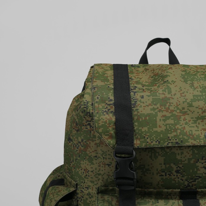 Рюкзак туристический "УНИВЕР", 55 л, отдел на шнурке, 3 наружных кармана, цвет камуфляж Цифра