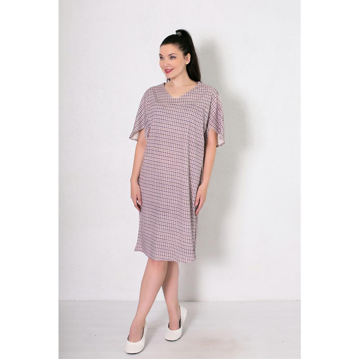 Платье женское 160085 цвет бордовый, р-р 52 (2XL)