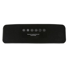 

Портативная колонка Qumo X8 BT008, Bluetooth 4.2, 10 Вт, черная