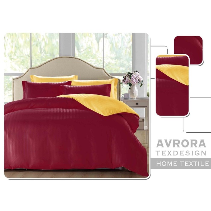 КПБ "Кармен" 1,5 сп, 120х200 см резинка, 150х210 см, 70х70 см-2 шт., страйп-сатин