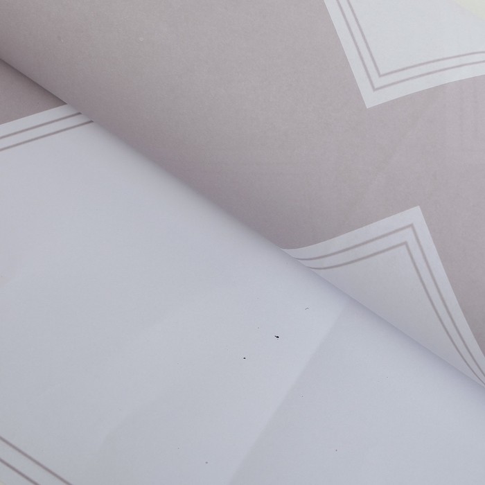 Бумага двухсторонняя "Квадраты", серый, 60 х 60 см