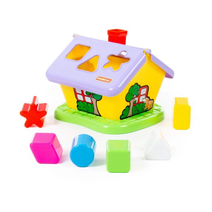 фото Развивающая игрушка «садовый домик» с сортером, цвета микс полесье