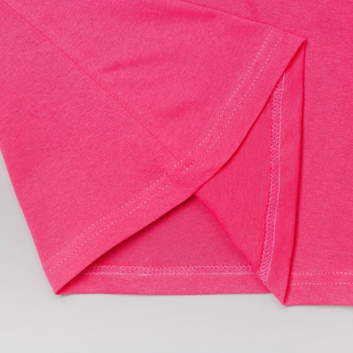 Футболка женская однотонная 2369 цвет розовый, р-р 2XL