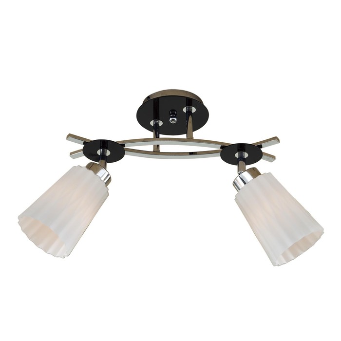 Светильник "Креол" 2x75Вт E27 хром 40,5x19,5x22см