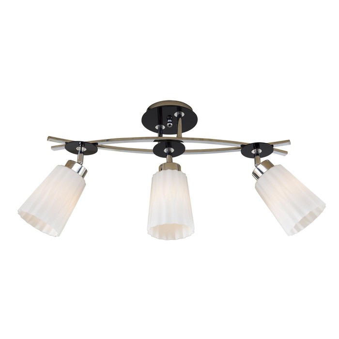 Светильник "Креол" 3x75Вт E27 хром 62,5x19x22см