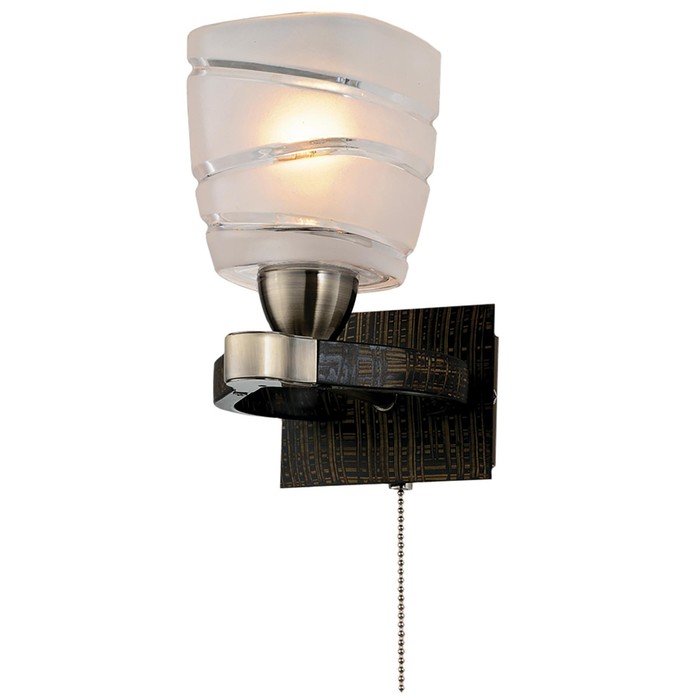 Бра "Сандра" 1x60Вт E14 бронза 22,5x14,5x17см