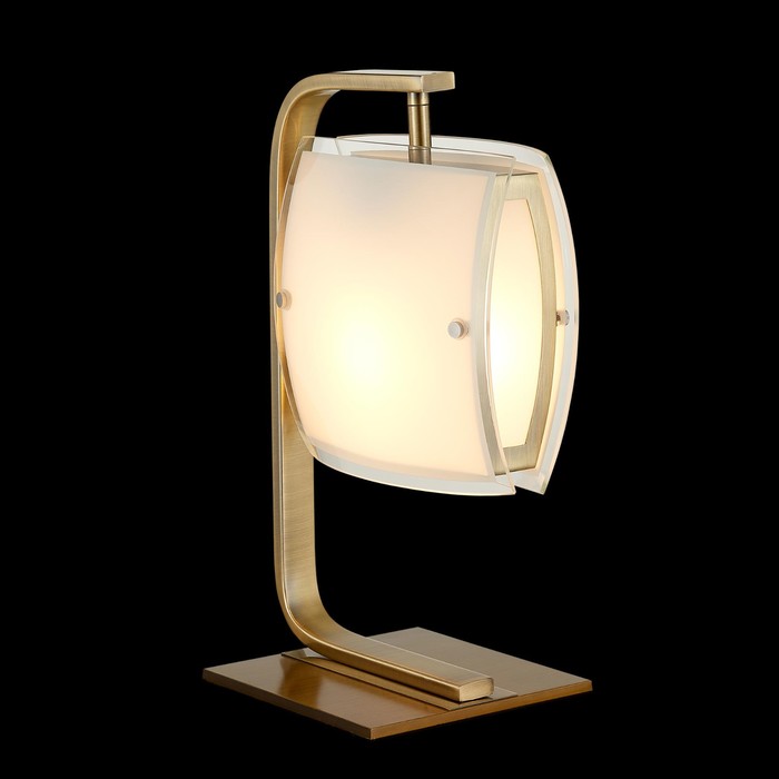 Настольная лампа "Прима" 1x75Вт E27 бронза 38x18x22см