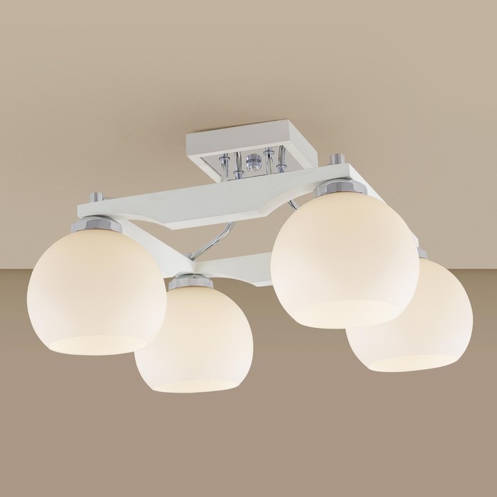 Люстра "Прима" 4x75Вт E27 светлый 67x34,5x19,5см