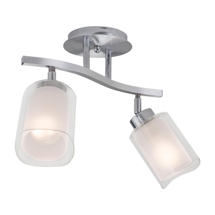 Светильник "Берген" 2x75Вт E27 хром 40x18x23,5см