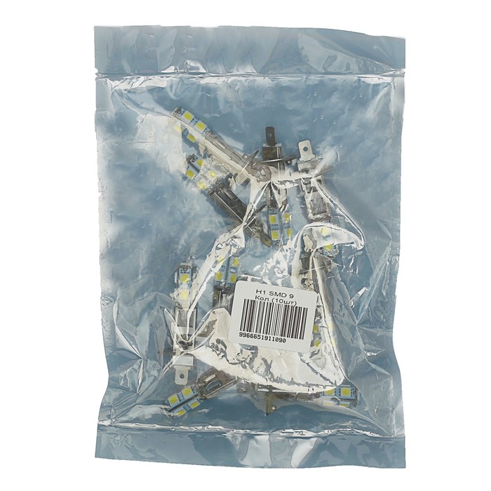 Лампа светодиодная KS, H1, 9 SMD 5050 диодов, 12 В, белая