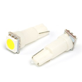 Лампа светодиодная KS, Т5, W2.0-4.6d, 12 В, белая, 1 SMD 5050, б/цокольная малая Ош