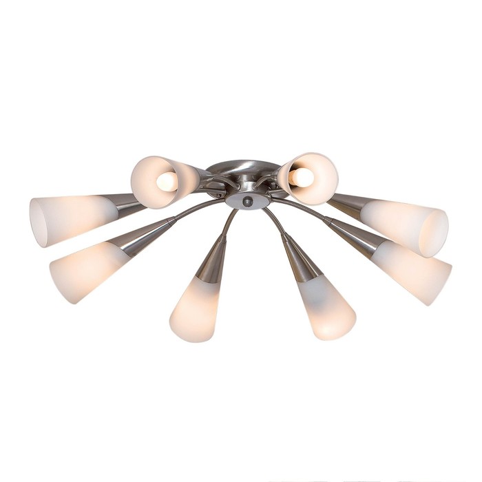 Люстра Salma 8x60Вт E14 хром 41x41x26см