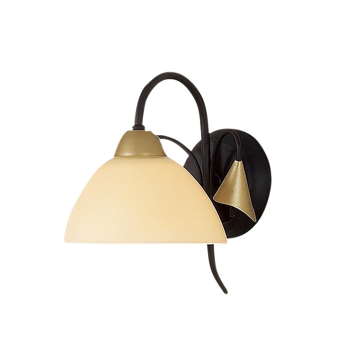 Бра "Хеликс" 1x100Вт E27 коричневый 38x21x18см