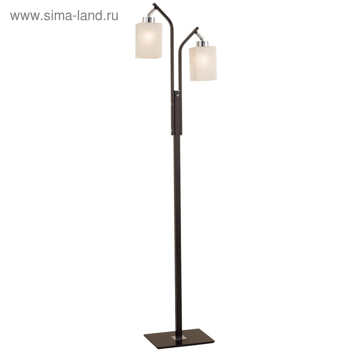 

Торшер «Маркус» 2x75Вт E27 хром, венге 116,5x30,5x14см
