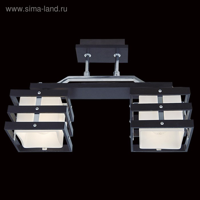 

Люстра «Крокус», 2x60Вт E14, коричневый 39x23x15 см