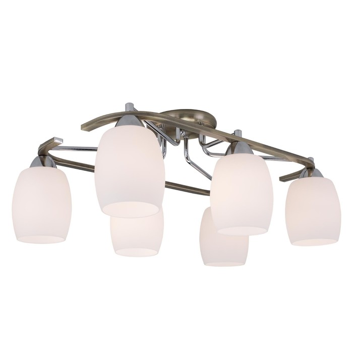 Люстра "Ариста" 6x75Вт E27 бронза 57,5x42x23,5см