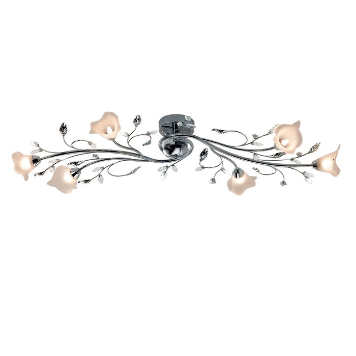 Люстра "Аэлита" 6x60Вт G9 хром 60,5x44,5x18см