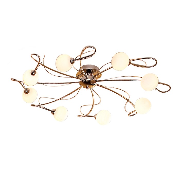 Люстра "Сюзи" 8x40Вт G9 хром 46x37x14см