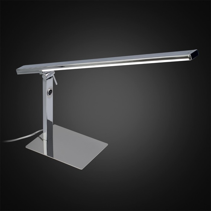 Настольная лампа "Паркер" 12Вт LED хром 60x16x6,5см