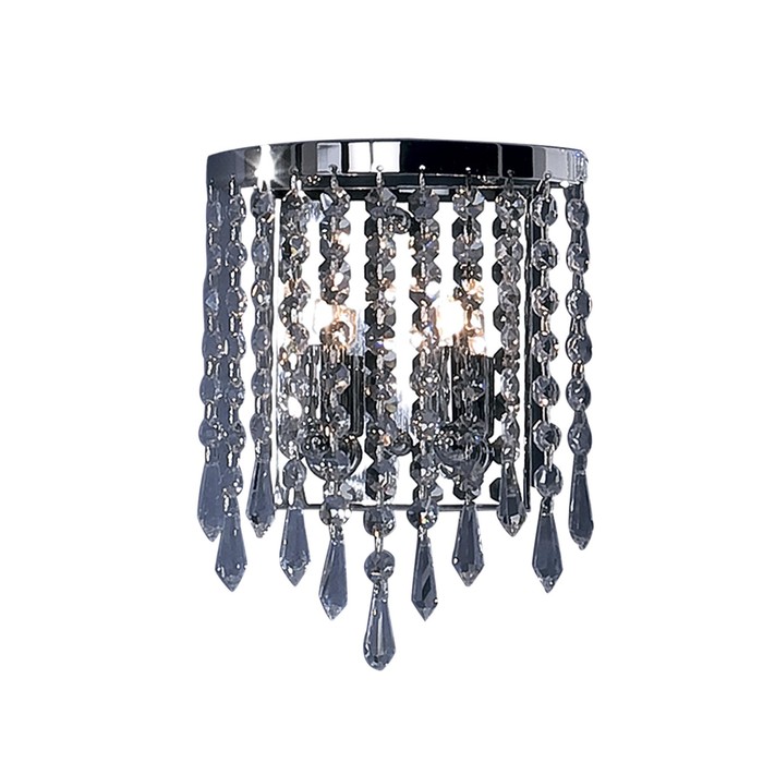 Бра "Джек" 2x60Вт G9 хром 20x18x11см