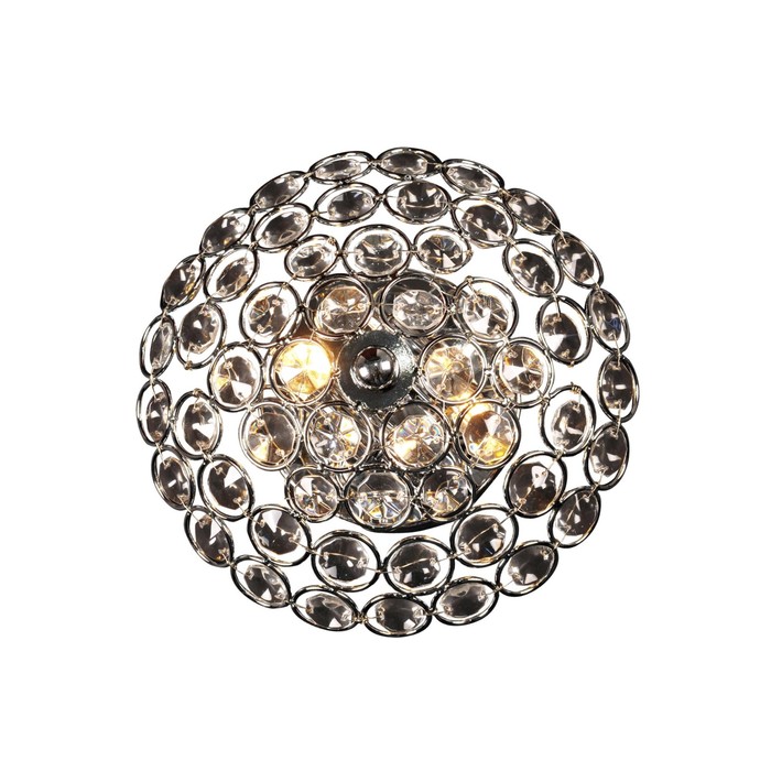 Бра "Тахо" 2x40Вт G9 хром 29x29x16см