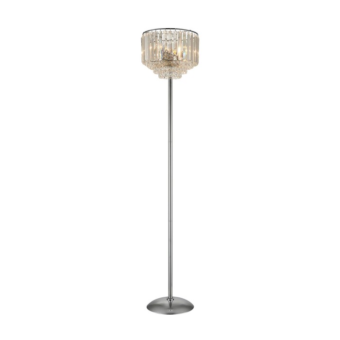 Торшер "Капелла" 3x60Вт Е14 хром 52,5x32x13см
