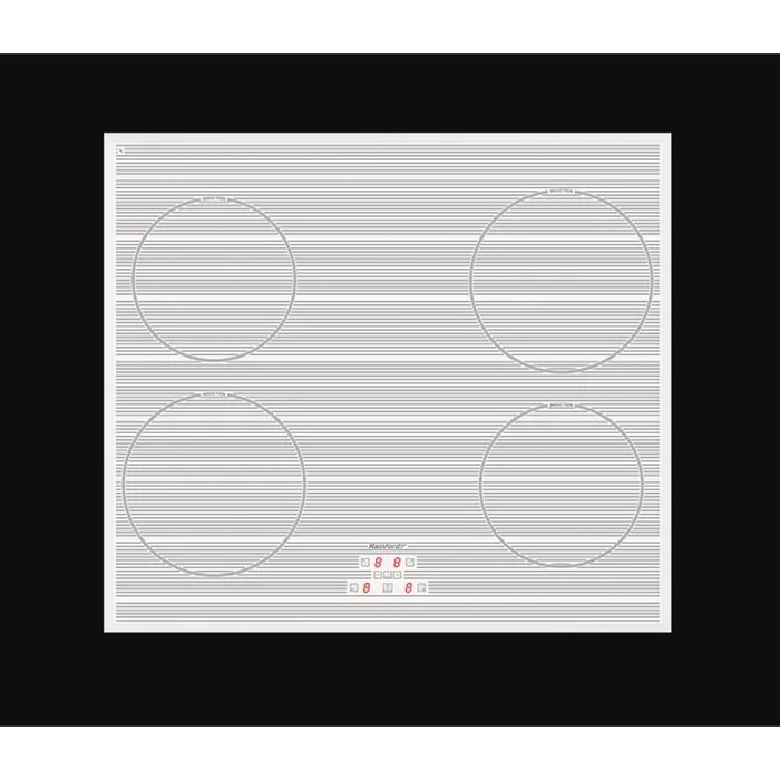 Варочная поверхность Rainford RBН-7604 BM1 White, индукционная, 4 конфорки, белый