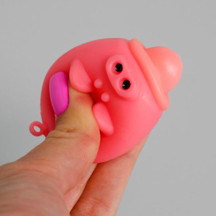 Мялка "Свинка", цвета МИКС