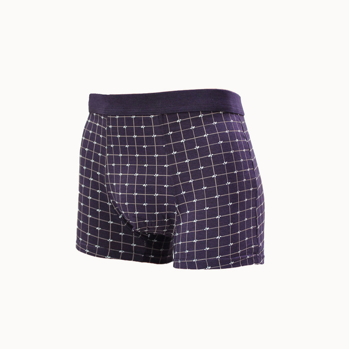 Трусы мужские боксеры B-01 цвет фиолетовый, р-р 48-50