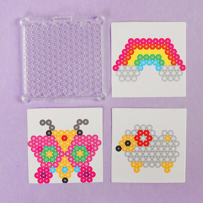 Аква мозаика- создай брелок "Бабочка, барашек, радуга"