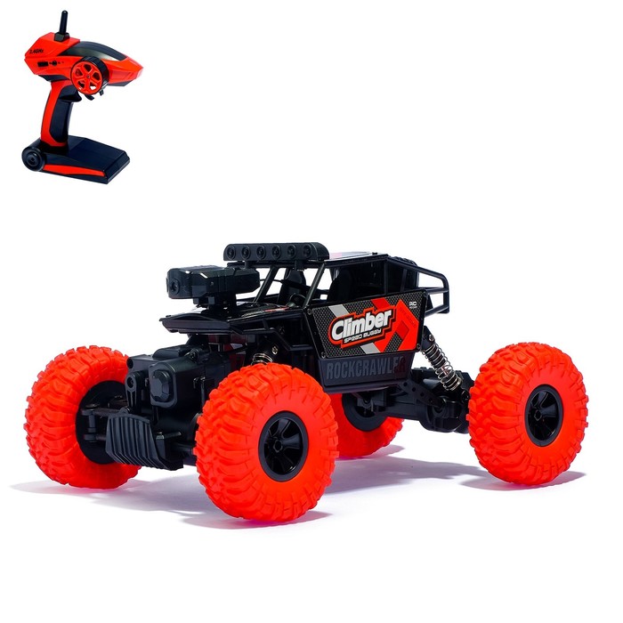 Машина радиоуправляемая "Джип-триал", камера, передача изображения на смартфон, Wi-Fi, 4WD