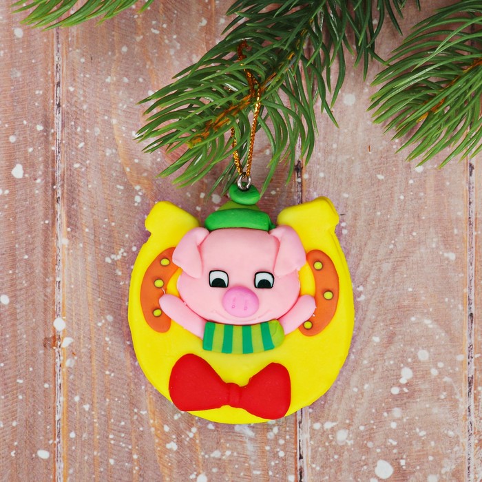 Подвеска на ёлку "Удачи!"