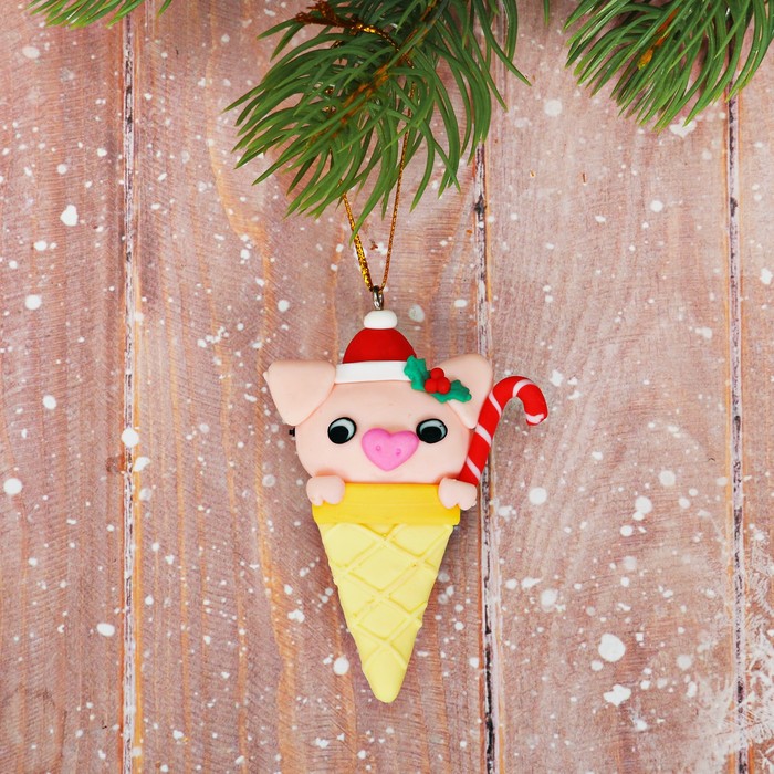 Подвеска на ёлку "Сладкого года!"