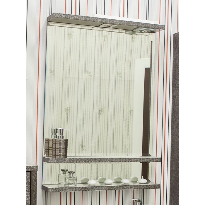 Зеркало Румба 60 венге/патина серебро